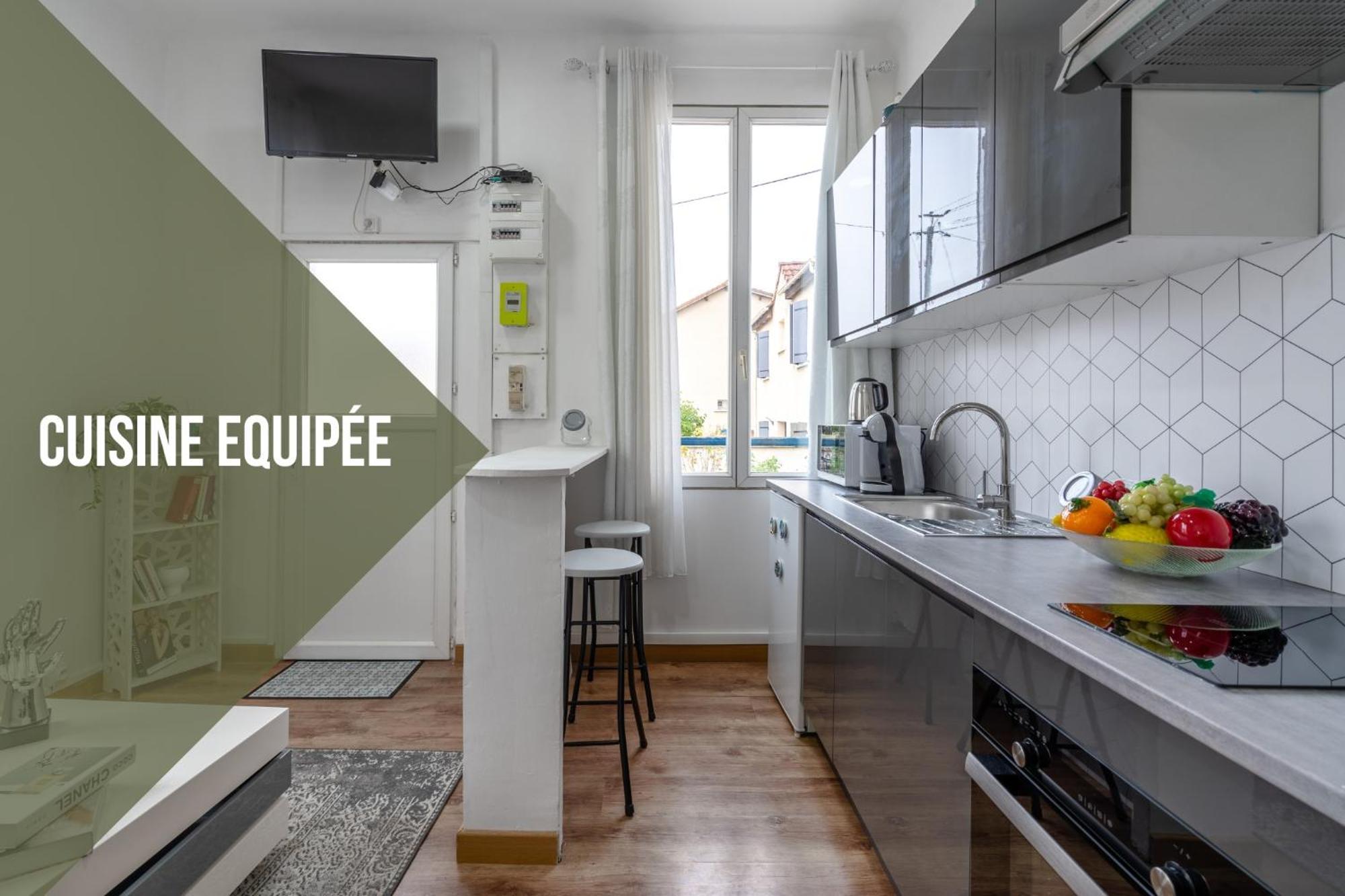 Apartament Cocon Douillet, Proche Gare, Wifi Drancy Zewnętrze zdjęcie
